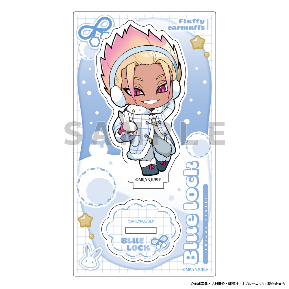 ブルーロック]アクリルスタンド（士道 龍聖／ふわふわイヤーマフ