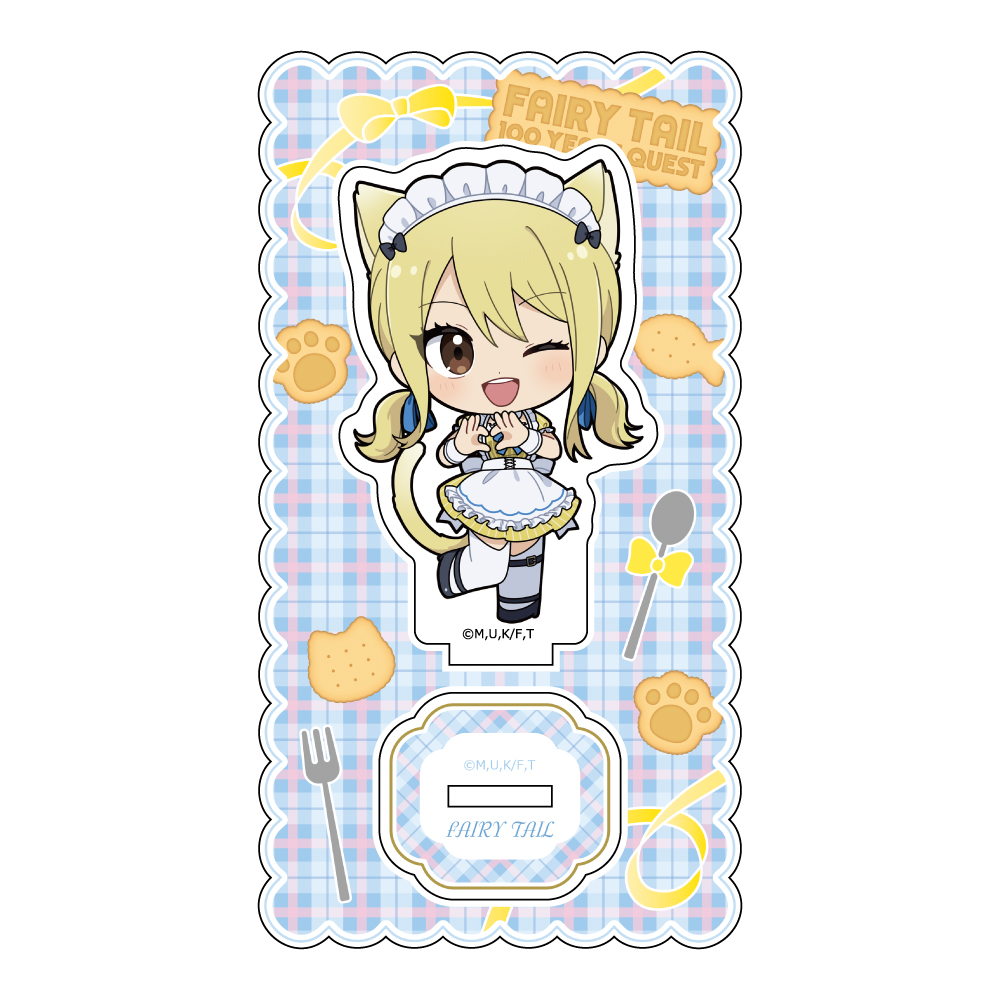 FAIRY TAIL 100年クエスト]アクリルスタンド（ルーシィ／猫耳給仕服