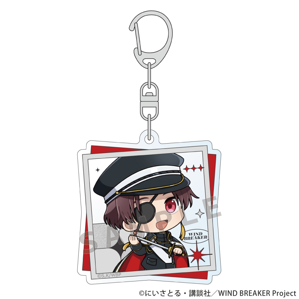 WIND BREAKER ラベル缶　蘇枋隼飛　アクリルキーホルダー WIND BREAKER]アクリルキーホルダー（蘇枋 隼飛／ミリタリーコーデ